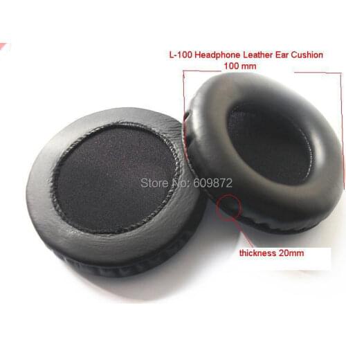 Linhuipad Headphone Leatherette Earpads cushions, headset covers , 100mm diameter, 50 pcs / lot , Fedex Shipping