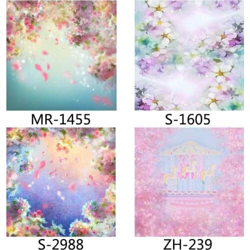 MOCSICKANewborn Photo Flower Backdrop for Photography Baby Shower 150x150Cm Background for Birthday Party Photocall 5x5ft