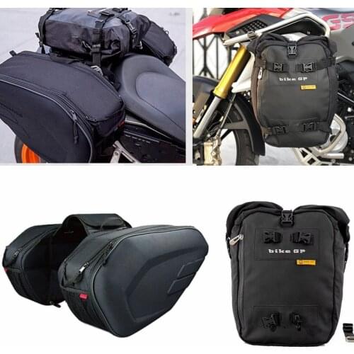 2020 Newest SA212 Motorcycle Waterproof Racing Race Moto Helmet Travel Bags Suitcase Saddlebags + One Pair of Raincoat