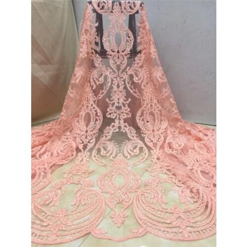 New design Good looking design French net lace fabric JRB-1903212 African flower tulle lace fabric for party dress