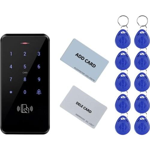 Outdoor IP68 Waterproof standalone Access Control RFID Keyboard Touch Panel can as WG26/34 reader output