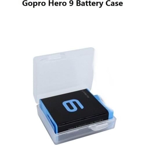 Go Pro 9 Accessories Plastic Battery Case Storage Box Cover Camera Accessories for Gopro Hero 9 8 7 Battery Storage Box