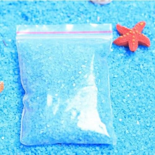 Sale~one bag /river sands/blue /fantasy miniatures/lovely cute/fairy garden gnome/moss terrarium decor/crafts/bonsai/SD001 DIY