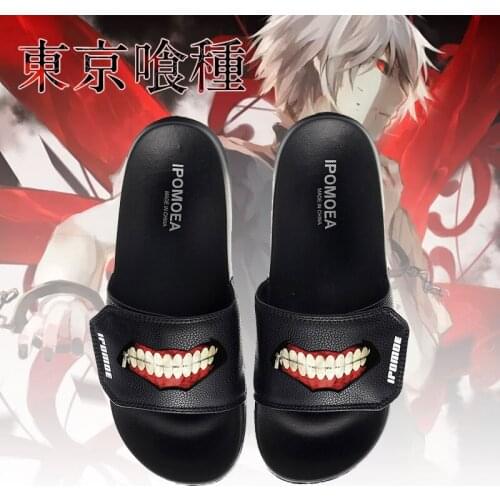 Tokyo Ghoul Cosplay Shoes Slippers Kaneki Ken Men/Women Flip Flops Casual Summer Chaussures