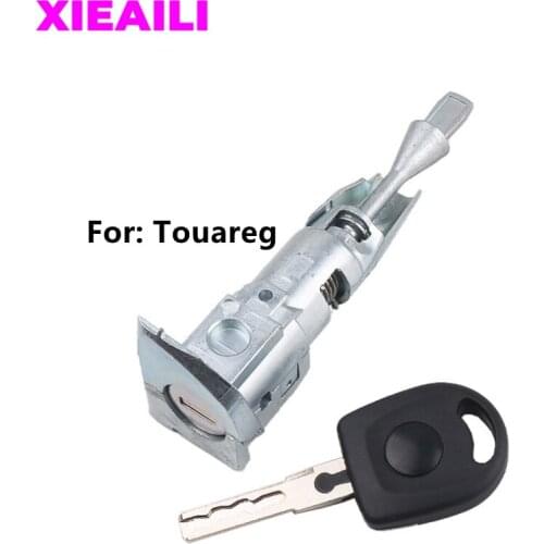 XIEAILI OEM Left Door Lock Cylinder Auto Door Lock Cylinder For Vw Touareg With 1Pcs Key S536