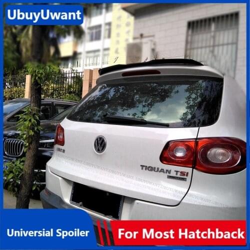 Rear Roof Lip Spoiler For Volkswagen Tiguan 2010-2017 Hatchback Universal Spoiler Car Tail Wing Decoration For VW MK5 GTI MK4