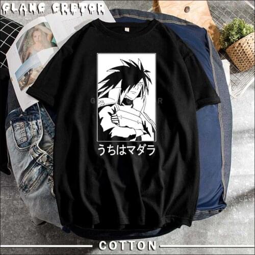 Madara Tee Harajuku New Punk Anime T Shirt Maga Graphic Tshirt Plus Size Streetwear Tops Tees Men Clothing