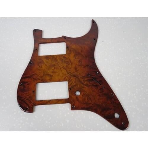 1pcs Beautiful birds eye solid wood GUITAR Pickguard HH pickguard