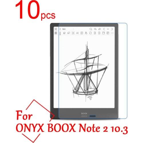 10pcs Ultra Clear/Matte/Nano anti-Explosion LCD Screen Protectors Cover For ONYX BOOX NOVA Note 2 7.8 10.1 Protective Film