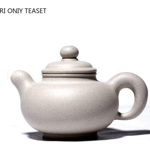 200ml Master Handmade Yixing Purple Clay Teapot Raw Ore White Mud Tea Pot Zisha Filter Beauty Kettle Home Customized Tea Set