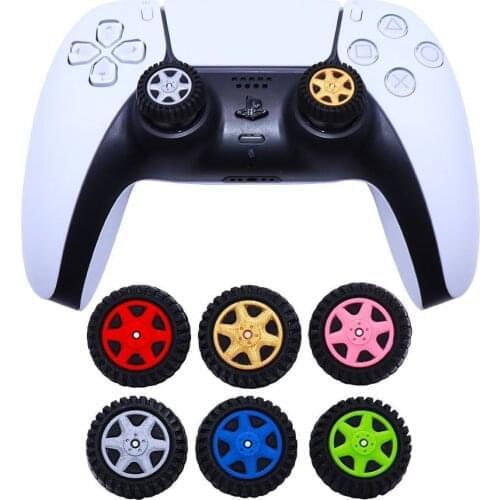 30pcs for ps4 ps5 xboxone for series X switch pro game pad controller analog button wheel silicon rubber cap