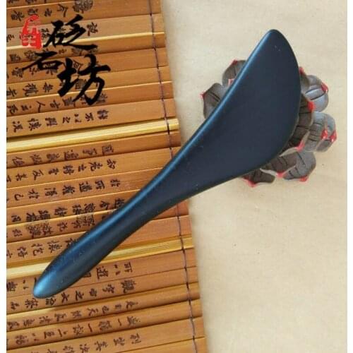 Natural stone acupuncture massage facial rib stick eye scraping plate acupuncture point dial massage stick