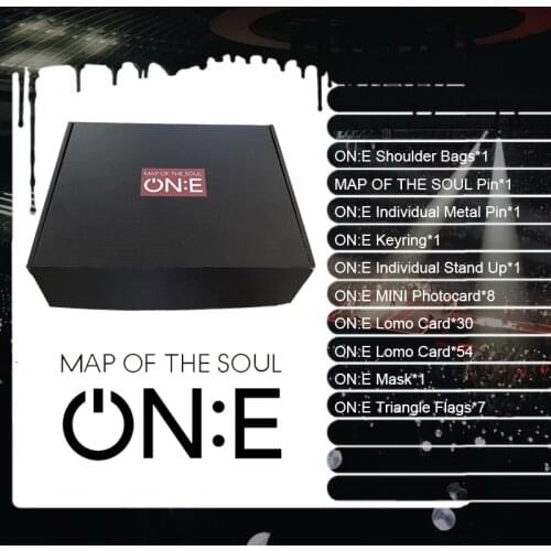 KPOP Bangtan Boys Album Map Of The Soul ON:E Spree Lucky Mystery Gift Box Subscription ONE Box LH005