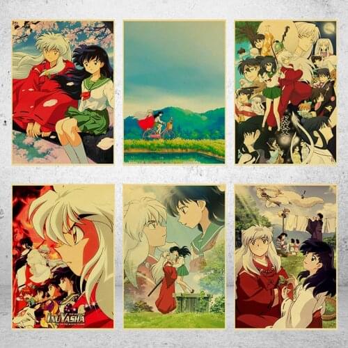 Diamond Painting 5d Japanese Anime Inuyasha Poster Diamond Embroidery Mosaic Art Kit Home Decoration Gift