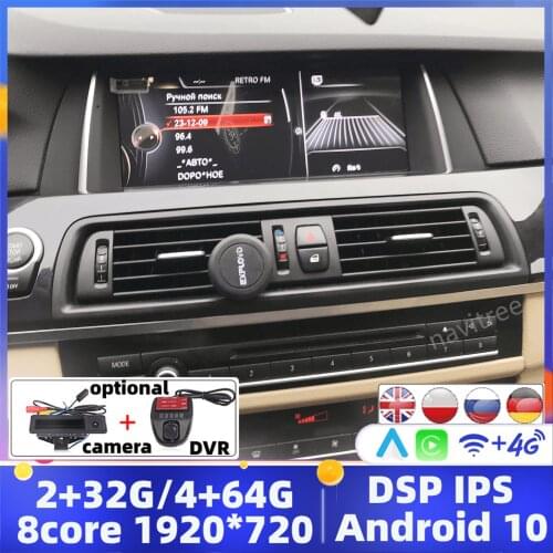 Android 10 Car DVD GPS Player For BMW 5 Series F10 F11 (2011-2015 2016) CIC/NBT Auto Radio Multimedia Navigation 520i Stereo SWC