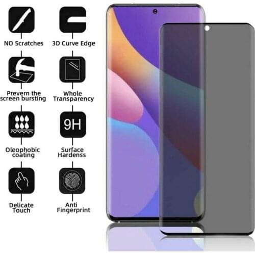 Free Post 50pcs Anti Peeping Tempered Glass Screen Protector For HuaWei Honor 50 Play 20 5T SE X10 X20 Mate 20 30 Lite 5G
