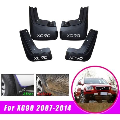 Car Mudguards Mudflaps for VOLVO XC90 2007-2014 Mud Flaps for Fender Flares Splash Guards Accessories 4PCS