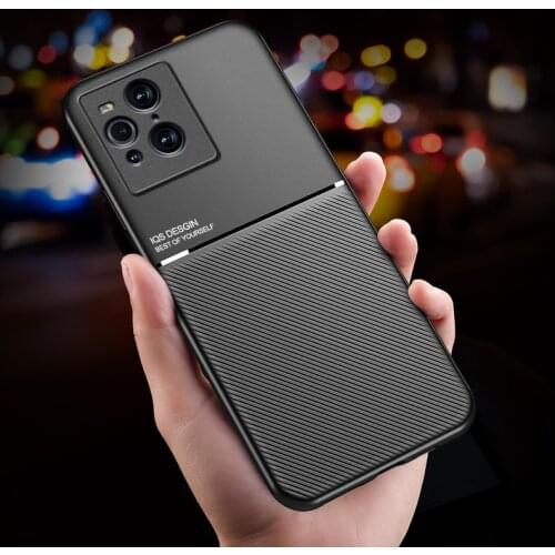 Case For Find X3 Magnetic Car Built-in Magnet Plate Hard Shockproof Cover For Oppo Find X3 Pro
