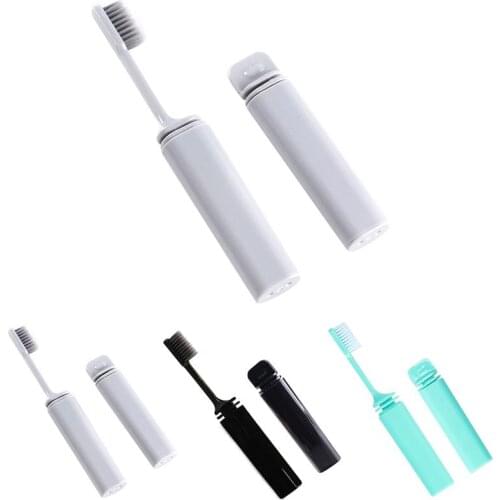 Travel Toothbrush Foldable Portable Creative Manual Toothbrush Soft Toothbrush Eco Friendly Portable Travel Tooth Brush With Box