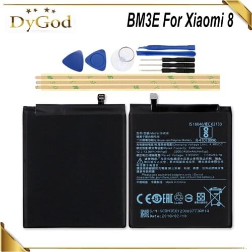 Аккумуляторы для телефонов Xiaomi Mi 8 DyGod China At AliExpress