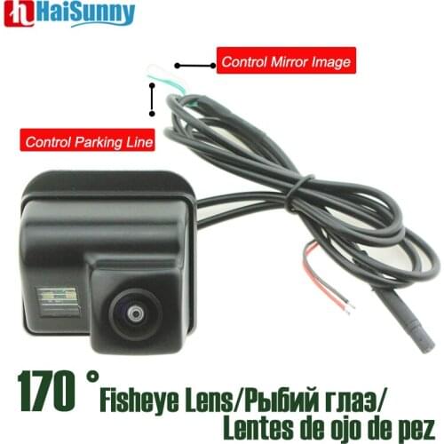 Night Vision Car Rear view Camera Fisheye lens 170 degree No Guiding Line Reverse Camera For Mazda 3 Mazda 6 CX7 Mazda CX5