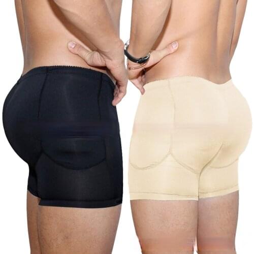 Summer New Fashion Hot Style Mens Hip-lifting Pants Front Egg Sac with A Hole In The Front Buttocks Design Sexy Boxer Shorts