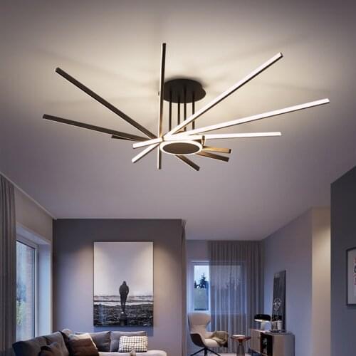 Led Modern Chandelier Lights Home Decor For Living Dining Room Kitchen Bedroom Ceiling Pendant Lamp With Remote Control Fixture