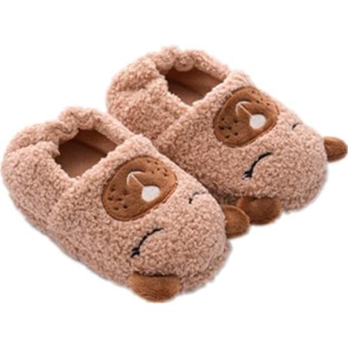NEW Cute Bear Baby Plush Slippers Home Shoes Super Soft Baby Shoes Slippers Sandals Sweat Toddler Slippers Kids Cute Gift 0-3y