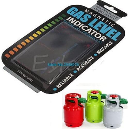 OOTDTY Gas Tank Level Indicator Magnetic Gauge Caravan Bottle Propane Butane LPG Fuel Gas Tank Level Indicators Mar15-45