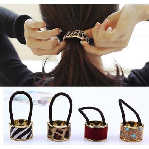 LNRRABC Scrunchy Rubber Headband Female Ponytail Gum Girls Charming Headwear Elastic Hair Bands Hair Accessories