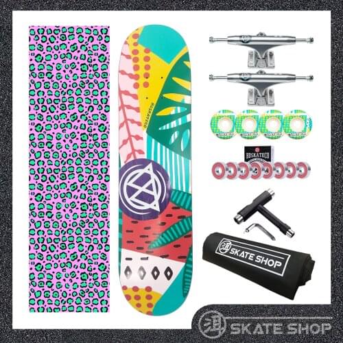 Skateboard BD for Novice Professional Suit Double-rocker Old School Cruising Street