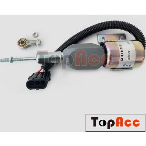 Stop Solenoid Valve 3932530 3939701 SA-4756-24 3932320 SA-4891-2 For Cummins 4BT/6BT Hyundai R220-5 R210-3 R220-5 Excavator