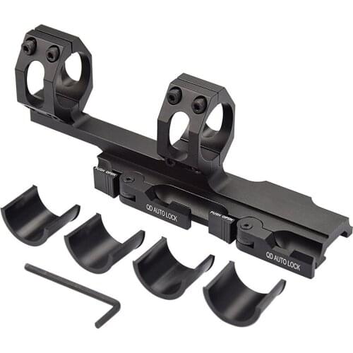 Tactical scope mount QD quick release 25.4mm/30mm tube diameter scope mount for 20mm Picatinny rail