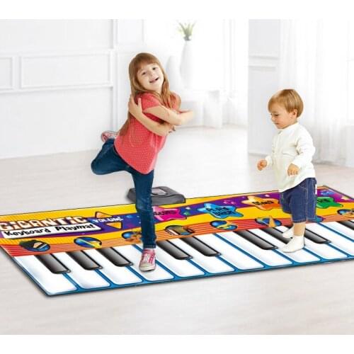 Dancing on electronic piano blanket stepping piano musical toys for Children boys girls gifts parent-child activity