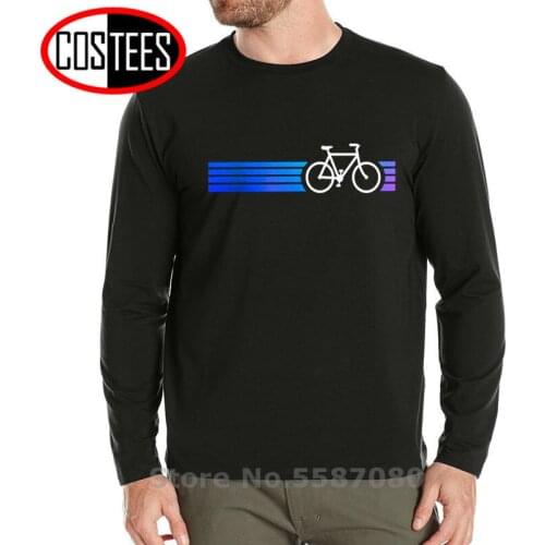 Vintage MTB biker T shirt Long Sleeves Retro Bicycle Cycling Mountain Bike T-shirts Biking Gift tee shirt Cyclist present tshirt