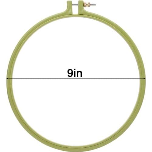 Embroidery Hoop Ring Plastic Cross Stitch Machine Sewing Needlework Quilting N58A