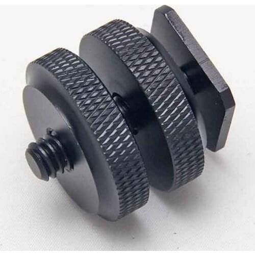 2Pcs/lot Durable Pro 1/4"-20 Tripod Mount Screw to Flash Camera Hot Cold Shoe Adapter Accessory