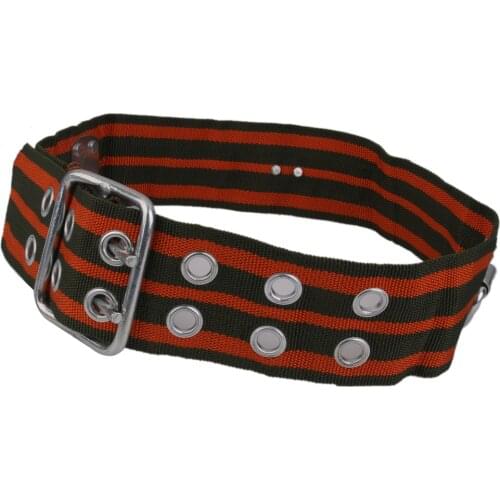57-90cm Stripe Outdoor Climbing Safety Belt Band Wide 2 D-Ring Adjustable