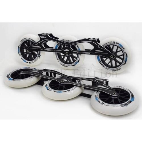 6 pieces 125mm MPC Black Magic XXFirm F1 86A Road Marathon Inline Speed Skates Wheel 125 3 Wheel Skating Rodas G13 Race Patines