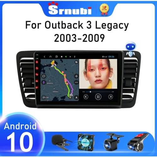 For Subaru Outback 3 Legacy 4 2003-2009 Android10.0 8-core 2Din Multimedia Video Player Car Radio 4G+64G GPS Navigation car play
