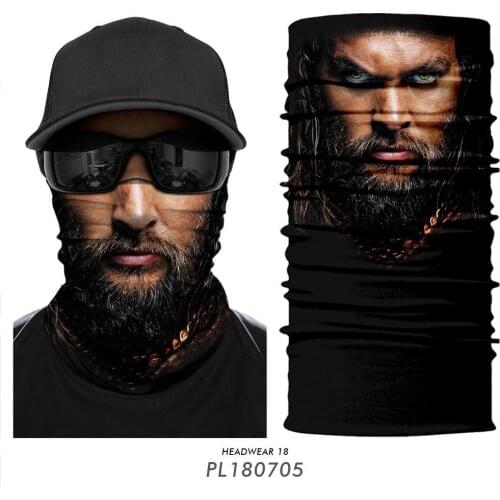 Skull Balaclava Cycling Bandana Tube Scarf Half Face Mask Neck Gaiter Cover Multifunctional Headwear Hiking Hunting Running Men