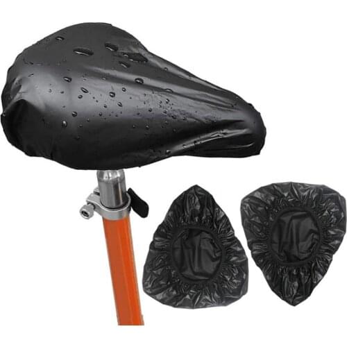 Bike Saddle Cover Universial Black Waterproof Dust Outdoor Cycling MTB Protector Seat Rain Cover Bicycle Accessories