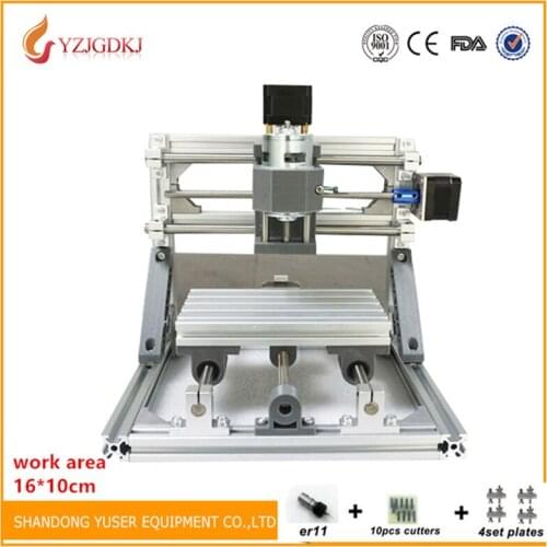 CNC1610 with ER11,mini cnc laser engraving machine,Pcb Milling Machine,Wood Carving machine,cnc router,cnc 1610,toys gift