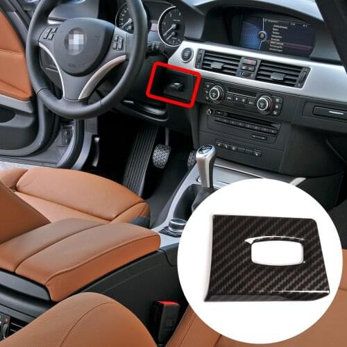 For 2005-2012 BMW 3 Series E90 E92 ABS keyhole decorative frame, car interior modification accessories LHD