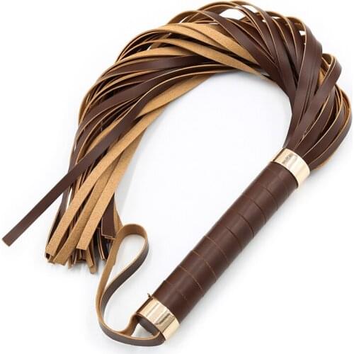 Bondage Flogger Flirting PU Leather Whip Bdsm Spanking Flogger Tassel Bondage Restraints Sex Toys For Couples Woman Adult Games