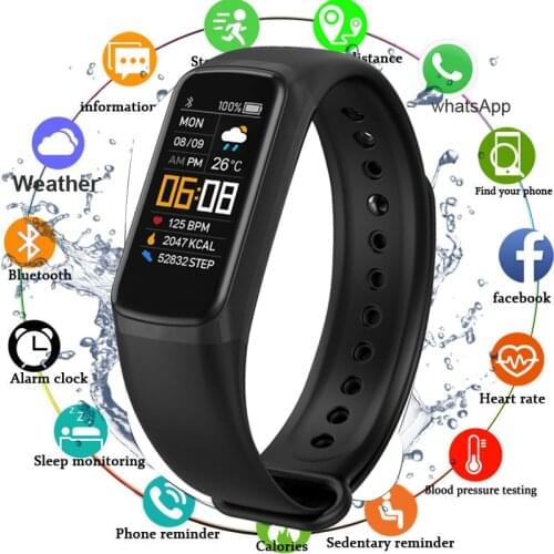 Smart Bracelet Heart Rate/Blood Pressure Monitor Fitness Bracelet Waterproof Sleep Tracker Smart Band Watch For Men Women Kids