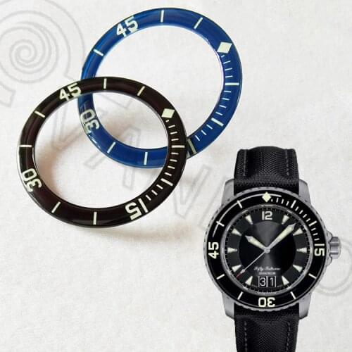 Watch scale ring accessories sapphire glass luminous ring is suitable for Bao Po 50 search scale outer ring