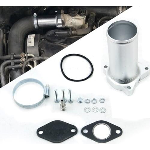 Exhaust Gas Recirculation Bypass Valve Replacement Pipe Kit 57mm Fit For VW 1.9 TDI 130 160 BHP EGR Diesel Delete Valve