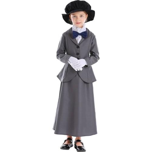 Halloween Costume European and American tutor party dress retro suit Magic Fairy Costume