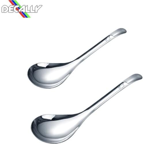 Stainless Steel Soup Spoon Deepen Thicken Large Capacity Small Spoon Creative Kitchen Tools
